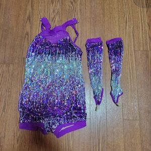 Jazz dance costume size child xl